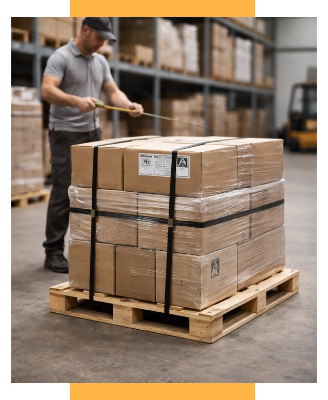 Упаковка и паллетирование грузов от 3567 р. | СетСервис-Скм