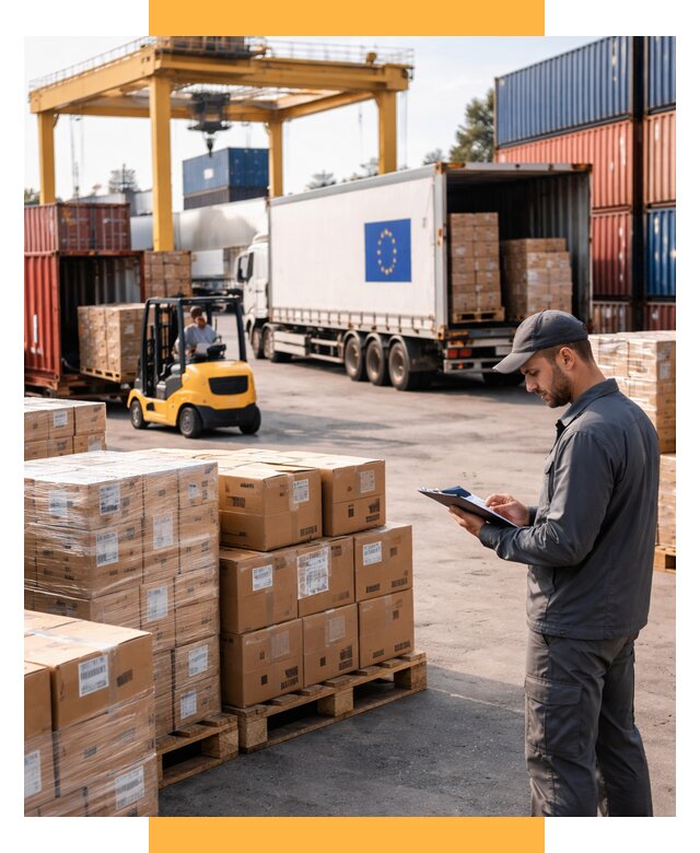 Доставка грузов из Европы от 12230 р., логистика СетСервис-Скм