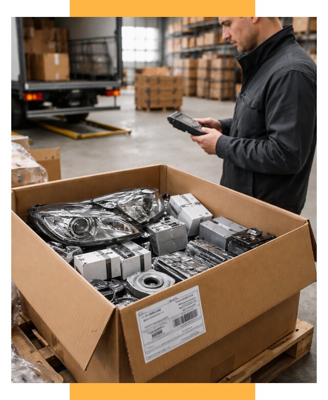 Доставка автозапчастей из Европы под ключ от 12740 р. | СетСервис-Скм