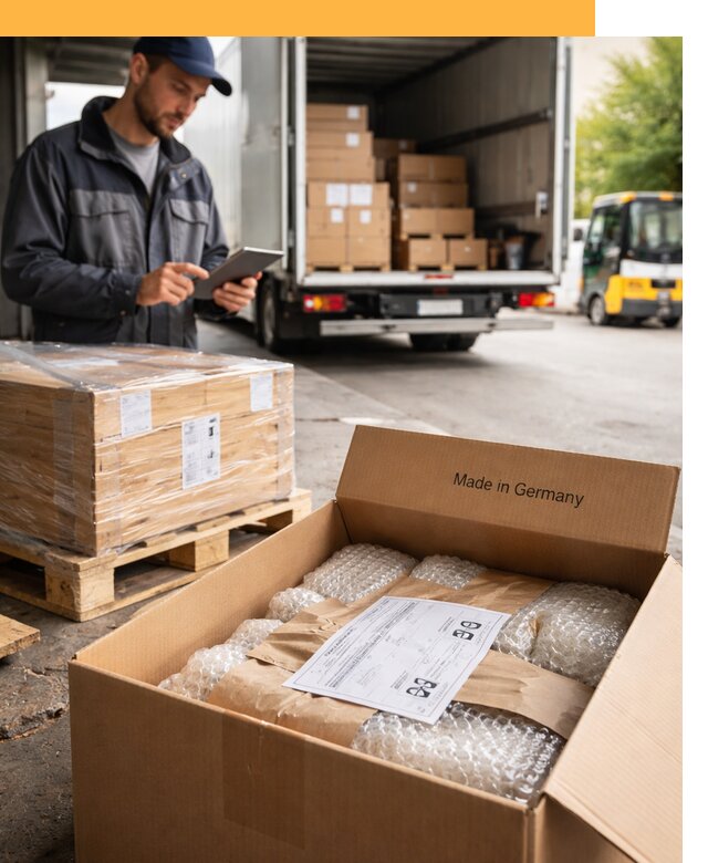 Доставка грузов из Германии от 45864 руб с таможенным оформлением