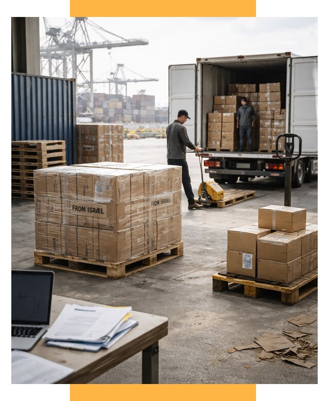 Доставка грузов из Израиля от 15288 р., логистика от СетСервис-Скм