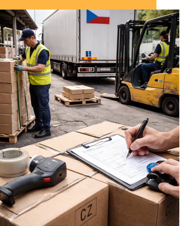 Доставка грузов в Чехию от 35672 руб, международные перевозки