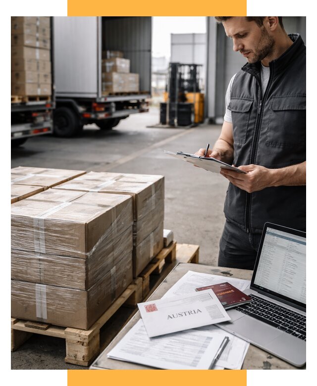 Доставка в Австрию от 66248 р. Логистика и экспорт СетСервис-Скм