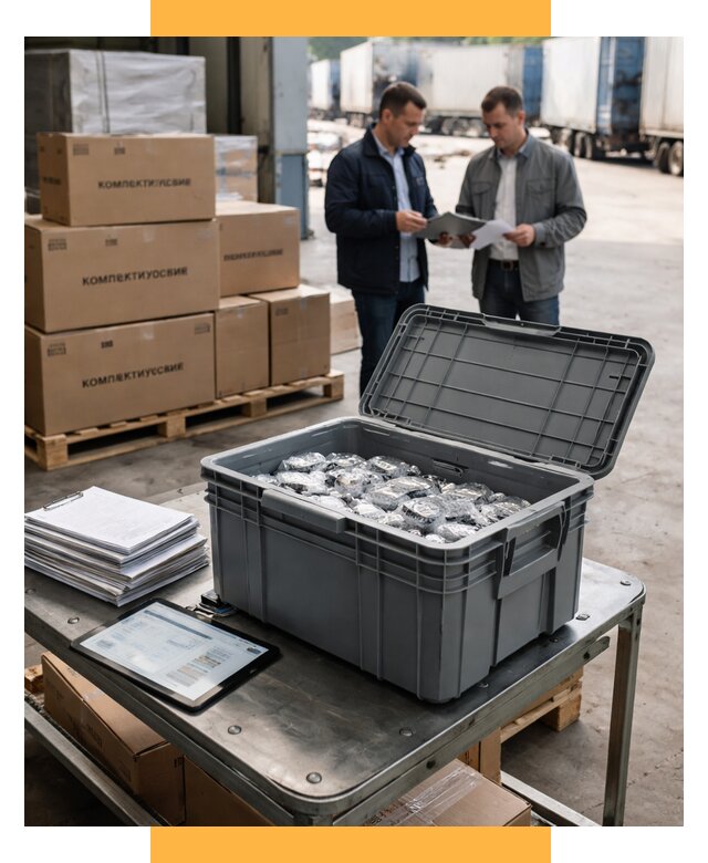 Перевозка комплектующих из Китая от 6625 р. | СетСервис-Скм