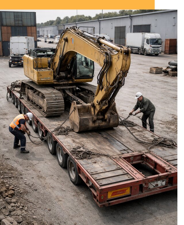 Перевозка спецтехники по России и миру от 45864 руб