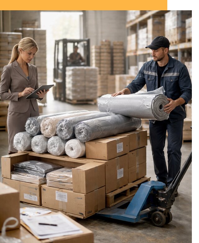 Перевозка текстиля по миру от 15288 руб. с таможней и страхованием