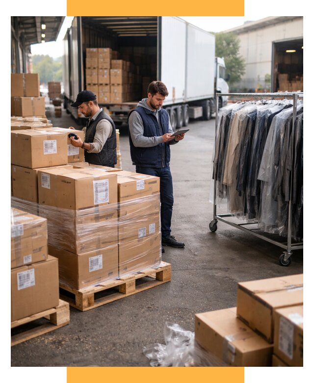 Перевозка и доставка одежды из Китая от 7644 р., СетСервис-Скм