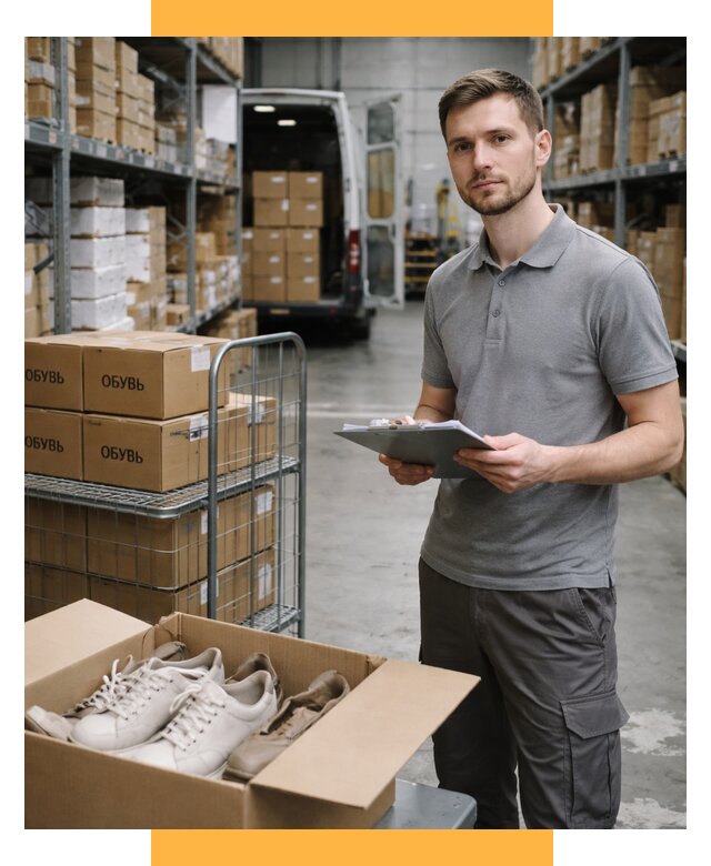 Доставка обуви из Китая и Турции от 4586 р. СетСервис-Скм