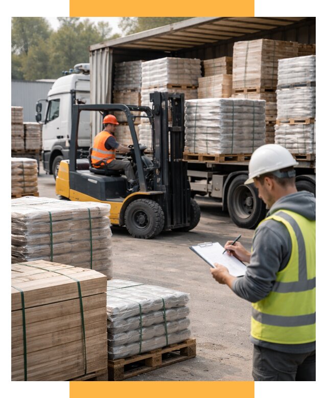 Перевозка строительных материалов от 5606 р. | СетСервис-Скм