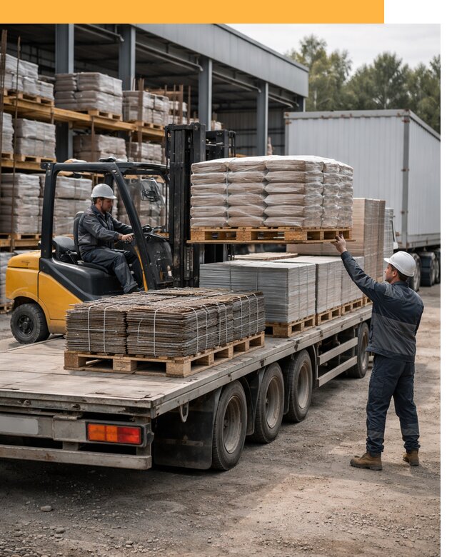 Перевозка строительных материалов по миру от 5606 руб