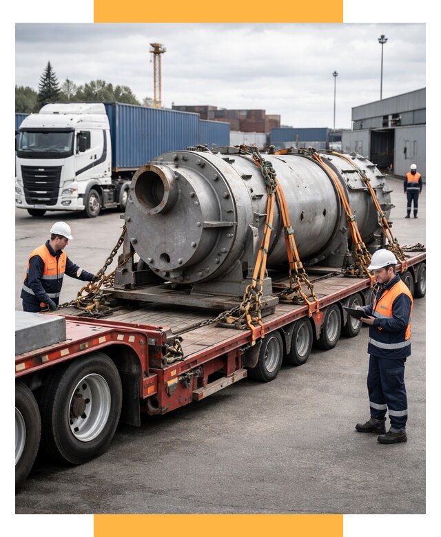 Перевозка тяжеловесных грузов под ключ от 152880 р. | СетСервис-Скм