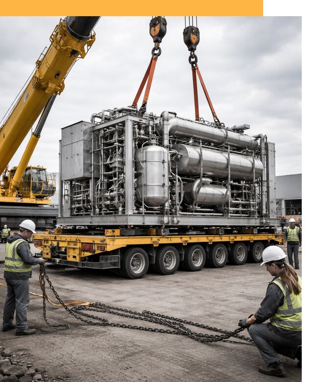 Перевозка тяжеловесных грузов по миру от 152880 руб