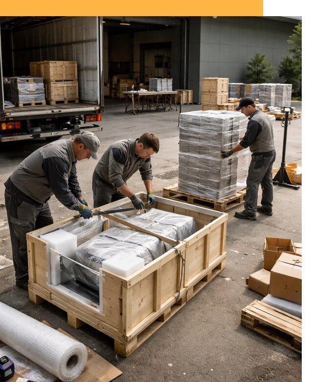 Перевозка выставочных грузов по миру от 25480 руб за м2 с таможней