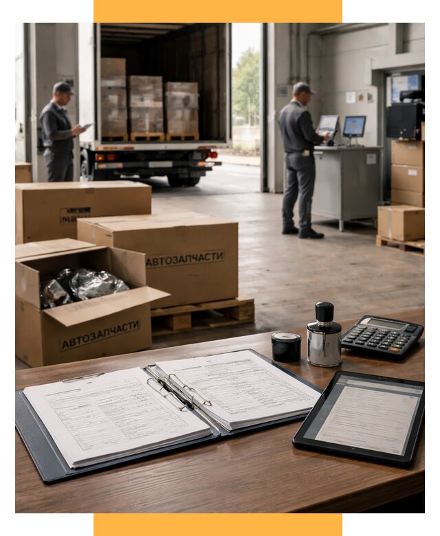 Таможенное оформление автозапчастей под ключ от 8663 р., СетСервис-Скм