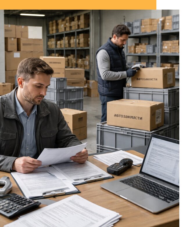 Таможенное оформление автозапчастей по выгодным тарифам от 8663