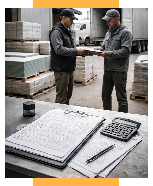 Таможенное оформление стройматериалов от 8663 р. | СетСервис-Скм