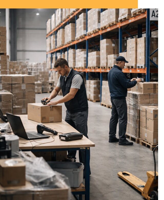 Склад консолидации в Европе: хранение, сортировка от 6625